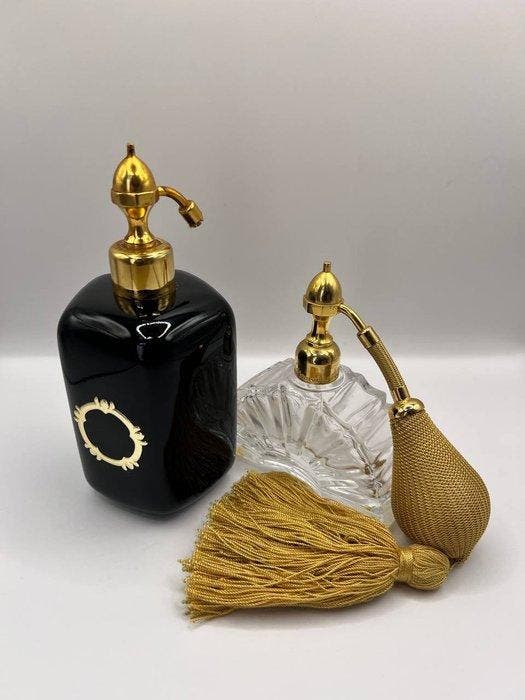 Parfumfles (2) - Glas - Marcel Franck 20e eeuw, Antiek en Kunst, Antiek | Glaswerk en Kristal