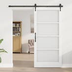 vidaXL Interne Deur ORKDAL Wit Voorbereid 93 x 202 cm, Doe-het-zelf en Bouw, Deuren en Vliegenramen, Verzenden, Nieuw