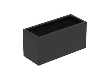 Aluminium plantenbak 120x50x60cm - Met bodem, 100 cm of meer, Nieuw, Metaal, 60 cm of meer