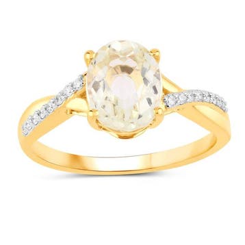 Zonder minimumprijs - Ring - 14 karaat Geel goud - 2.41ct.