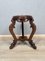 Antieke plantentafel sokkel - Plantentafel - Hout -, Antiek en Kunst