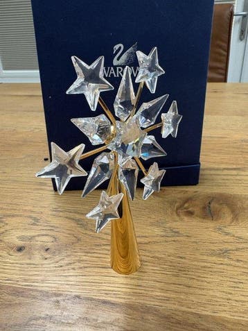 Swarovski - Beeldje - Tree Topper gold color - 632785 - Box