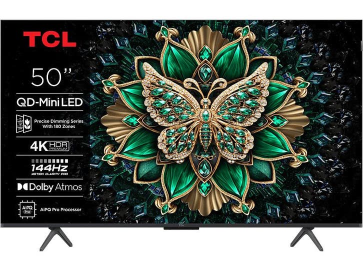Tcl -   Qd-miniled Google Tv 50 (2025) - Zwart, TV, Hi-fi & Vidéo, Télévisions, Envoi