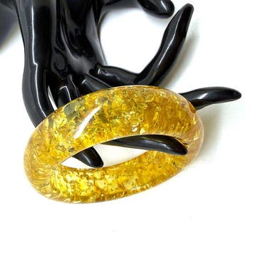 Exclusieve Baltische barnsteen-bangle armband 40,24 gram -