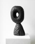 Ros Khavro - sculptuur, Abstract form - Solid wood - Unique,