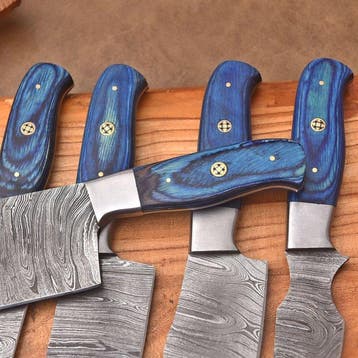Keukenmes - Chefs knife - Dollar Wood, Gevouwen staal -