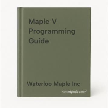 Maple V Programming Guide 9780387945378 Waterloo Maple Inc, Verzenden, Waterloo Maple Inc