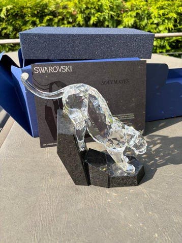 Swarovski - Beeldje - Panther Clear 874337 - Kristal