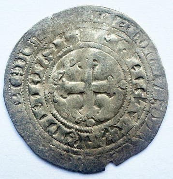 Nederland, Hertogdom Gelre. Eduard (1361–1371). Dubbele, Postzegels en Munten