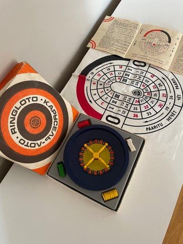 Jeu de société - Vintage Soviet Roulette Board Game: