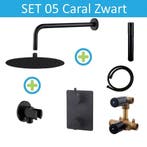 Wiesbaden Regendoucheset | Caral | Rechthoek | met, Ophalen of Verzenden, Nieuw, Kraan