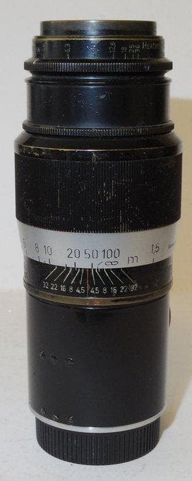 Leica Wartime Hektor 13.5cm 1:4.5 - LTM - 1940 - with VIDOM