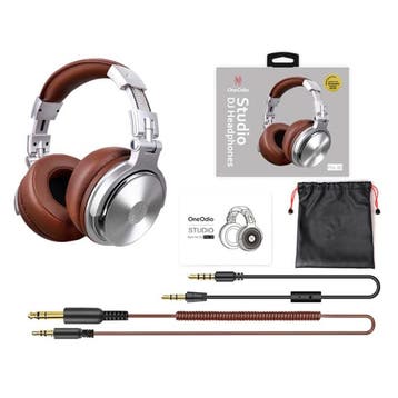 Pro Studio Koptelefoon met 6.35mm en 3.5mm AUX Aansluiting -, Verzenden, Nieuw