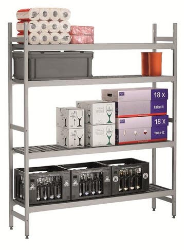 Reksysteem kit 3 | 4 schappen | 1/1-1/2-1/3-2/3 GN |, Verzenden, Nieuw in verpakking