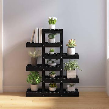 vidaXL Plantenstandaard 85x25x109,5 cm massief grenenhout, Verzenden