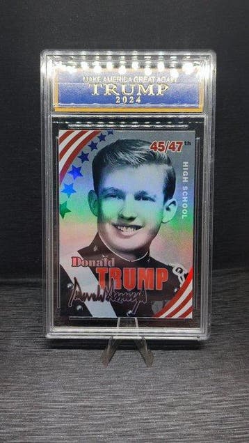 DONALD TRUMP 47th U.S. President - 1 Card, Nieuw