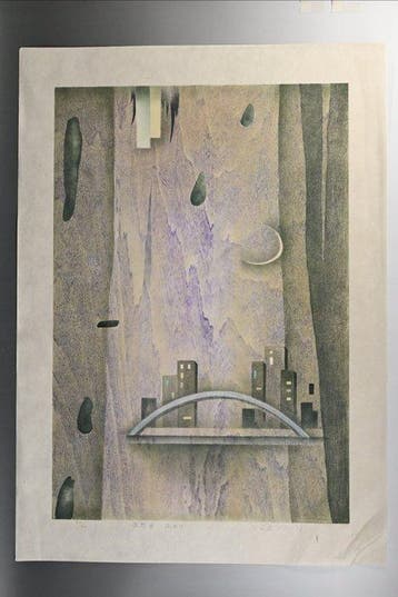 Woodblock Print – Tokyo Hyakkei, Series 8, No. 79 “Nocturne