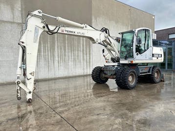 Veiling: Bandenkraan Atlas-Terex 1505 Diesel 2006, Ophalen