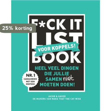 F*CK-it list book voor koppels 9789463332729 Jacob & Haver, Verzenden, Gelezen, Jacob & Haver