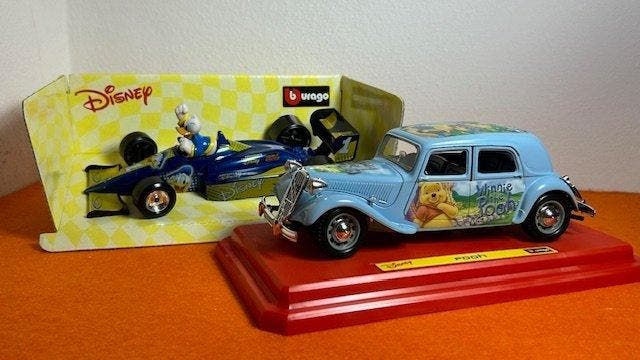Bburago - Disney Collection - 2 - Lotto 2x Burago 1:24 -, Verzamelen, Disney
