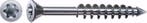 Spax schroef T20 4,5 x 45 mm - 200 stuks, Verzenden