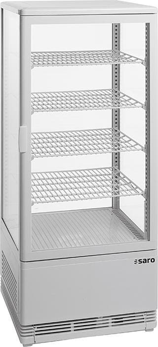 SARO Koelvitrine - SC 100 wit, Verzenden, Nieuw in verpakking, Koelen en Vriezen