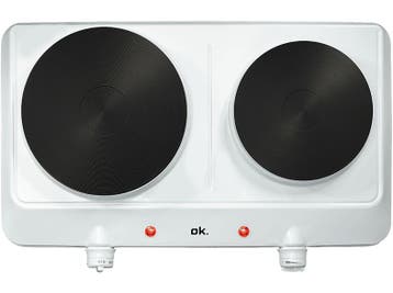 OK - . Elektrische KoOK - plaat (odp 2520) - Wit, Elektronische apparatuur, Kookplaten, Verzenden, Nieuw, Elektrisch