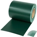 tectake PVC privacyfolie met bevestigingsclips - 70 m, groen, Verzenden, Nieuw