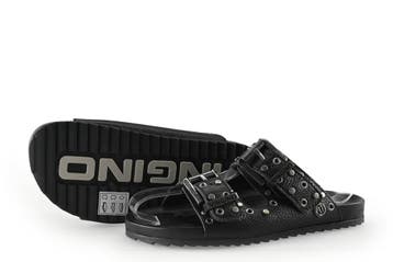 Vingino Slippers Meisjes in maat 31 Zwart, Verzenden, Jongen of Meisje, Schoenen, Zo goed als nieuw