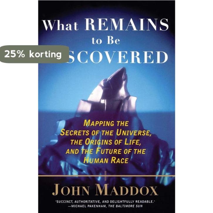 What Remains to be Discovered 9780684863009, Boeken, Taal | Engels, Gelezen, Verzenden