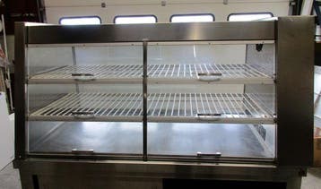RVS Opzetkoelvitrine met 6 vakjes, 140cm, Nieuw in verpakking