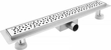 Douchegoot 90 cm RVS - Sunrik - Extra Vlak & Complete Set..., Doe-het-zelf en Bouw, Verzenden, Zo goed als nieuw, Inox, Douche