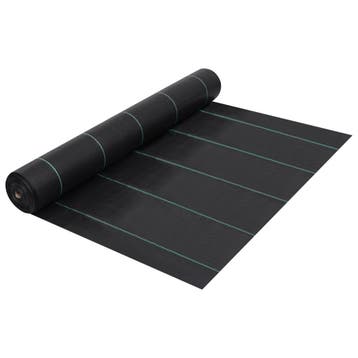 vidaXL Worteldoek 2x150 m PP zwart, Verzenden