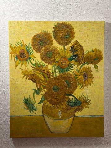 Vincent Van Gogh (1853-1890) after - Les Tournesols 1888, Antiek en Kunst
