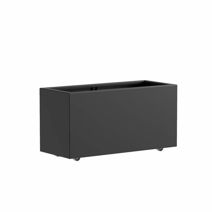 Aluminium plantenbak 120x50x60cm - Met wielen, Tuin en Terras, Bloembakken en Plantenbakken, 60 cm of meer, 100 cm of meer, Tuin