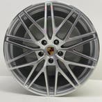 Porsche Cayenne E3 II ORIGINELE 21 RS Spyder zilver + banden, Ophalen, Gebruikt, Banden en Velgen, 21 inch