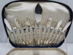 Bestekset - Rococo / Louis XV - visbestek - 12 personen / 26, Antiek en Kunst