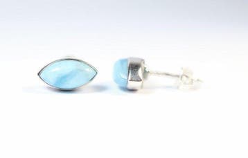 Larimar 2 paires de clous d’oreilles- 1.82 g - (2)