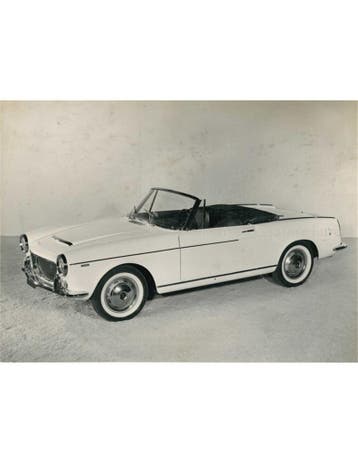 1965 FIAT 1500 CABRIOLET PERSFOTO