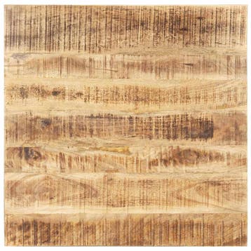 vidaXL Tafelblad 15-16 mm 80x80 cm massief mangohout, Verzenden, Nieuw