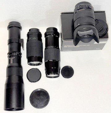Sigma, Kimonur 400mm f/6.3 + 18–200mm f/3.5–6.3 DC OS +