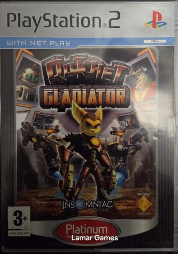 Ratchet Gladiator Platinum zonder boekje (ps2 used game), Ophalen of Verzenden, Nieuw