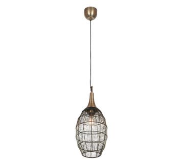 Trio SORAYA hanglamp | E27 Fitting | oud brons | Ø 26 cm | I, Verzenden, Nieuw