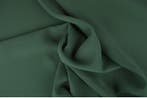 15 meter chiffon stof - oud groen, Verzenden, 120 cm of meer, Polyester, Groen