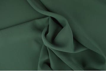 15 meter chiffon stof - oud groen, Verzenden, 120 cm of meer, Polyester, Groen