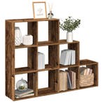vidaXL Kamerscherm / boekenkast 137,5x29x103,5 cm hout oud, Verzenden, Nieuw