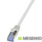 LogiLink CQ3142S netwerkkabel 50m Cat6a Grijs, Verzenden, Nieuw
