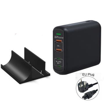 DrPhone 150W GaN Pro Multipoort Oplader - USB-hub - 4-poort, Verzenden