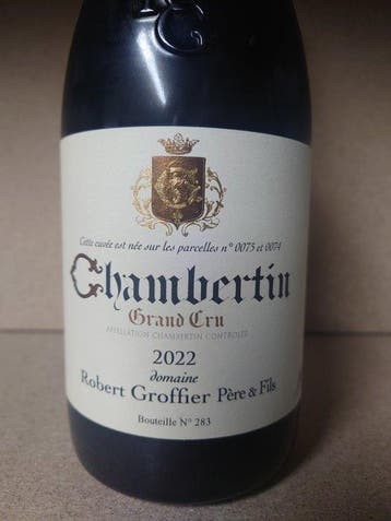 2022 Domaine Robert Groffier - Chambertin Grand Cru - 1 Fles, Nieuw
