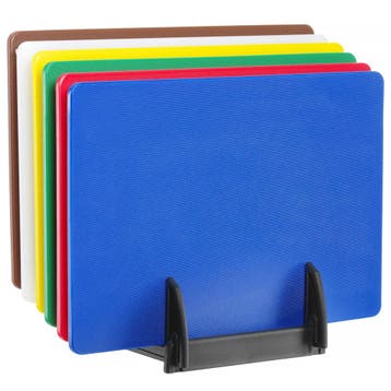 Snijplankenset | LDPE | Meerdere Kleuren | HACCP | 6 Stuks, Zakelijke goederen, Horeca | Keukenapparatuur, Verzenden, Nieuw in verpakking
